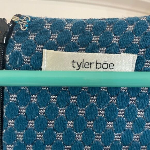 Tyler Boe - Blue V-Neck Slit Pockets Dress Small - Picture 2 of 3